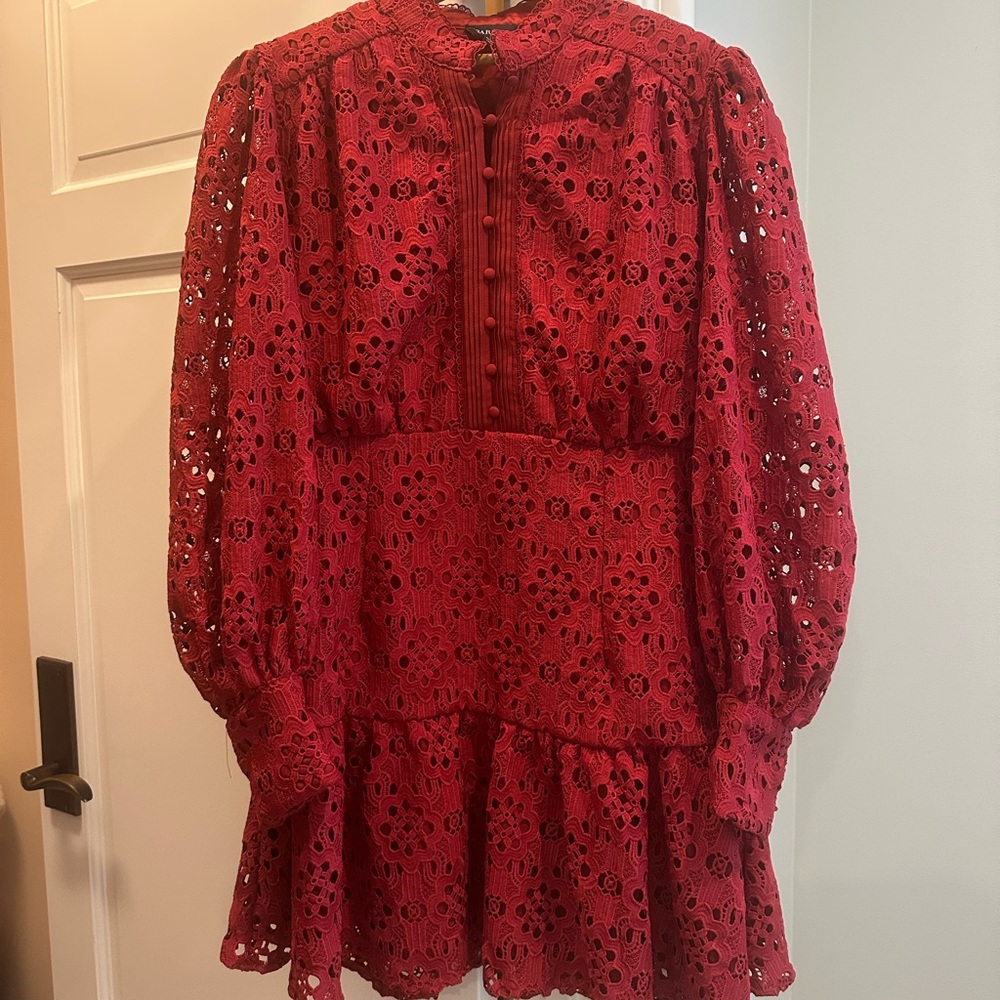 Bardot Lace Mini Dress